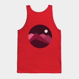 Nightscape in red Tank Top